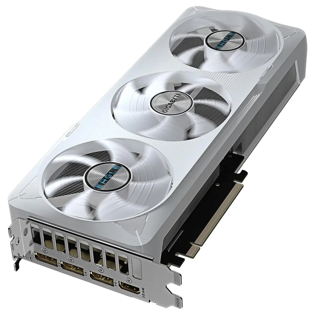 GIGABYTE GeForce RTX 5070 Eagle OC ICE SFF 12G Graphics Card, 12GB 192-Bit GDDR7, PCIe 5.0, WINDFORCE Cooling System, SFF Ready, GV-N5070EAGLEOC ICE-12GD, White