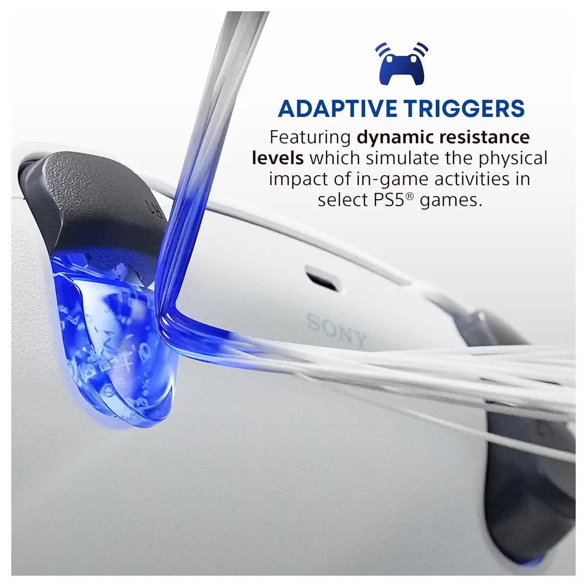 PlayStation 5 Digital Edition Slim Console, DualSense Wireless Controller, Haptic Feedback, Adaptive Triggers, 3D Audio Support