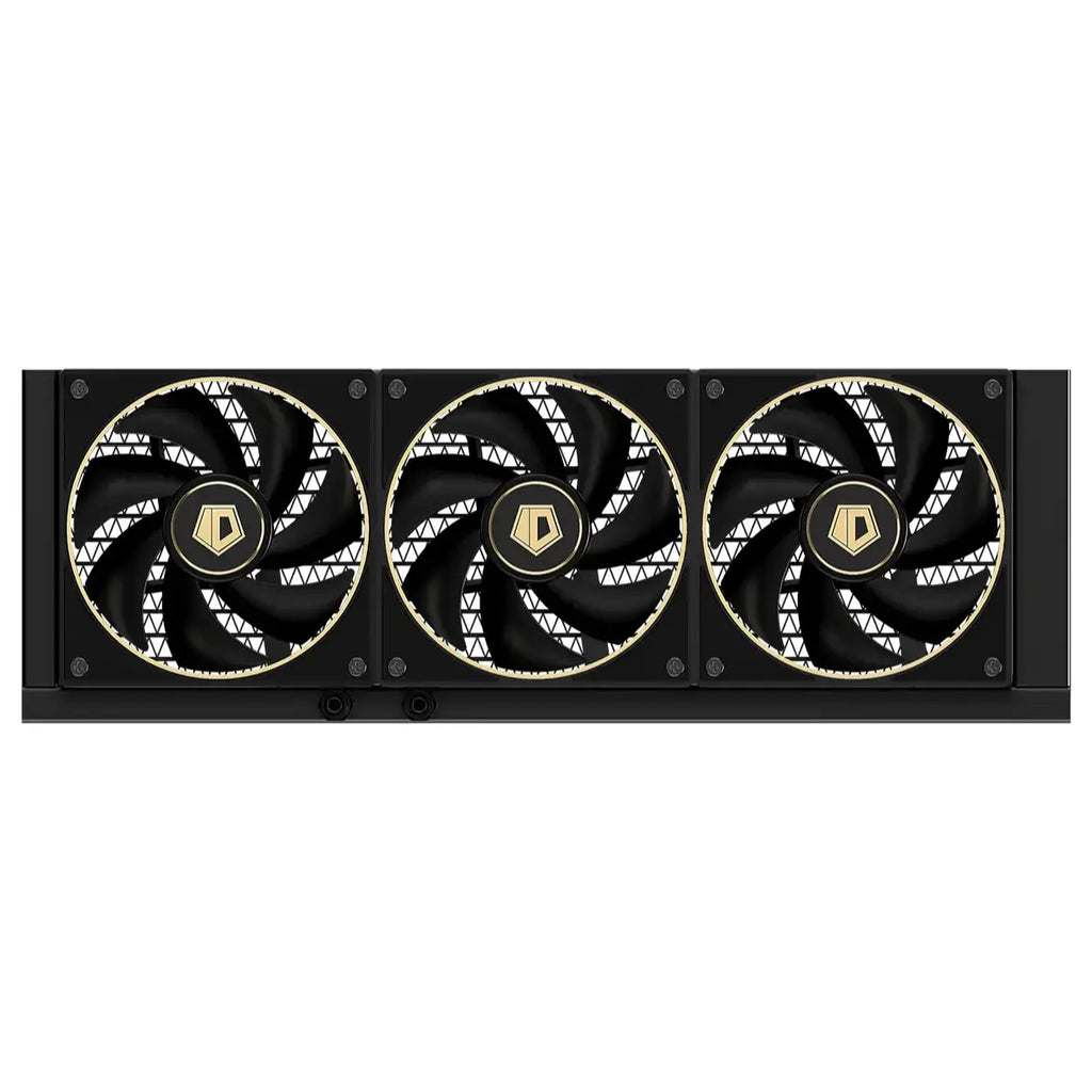 ID-Cooling DX360 GDL AIO 360mm Liquid CPU Cooler, Short Tubes Top Mount Only, Sleek Golden Top Cover, High-Efficient FDB Fans, Easy Installation Design