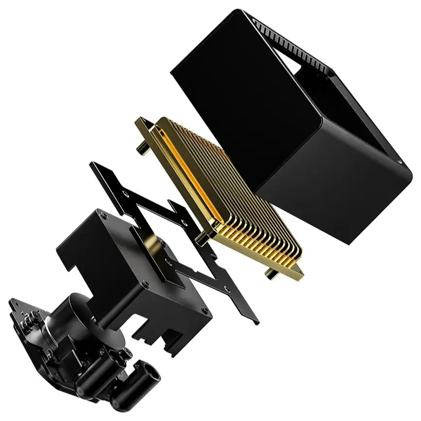 ID-Cooling DX360 GDL AIO 360mm Liquid CPU Cooler, Short Tubes Top Mount Only, Sleek Golden Top Cover, High-Efficient FDB Fans, Easy Installation Design
