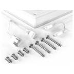 ID-Cooling AS-120-ARGB-W Trio 120mm Case Fan, 58CFM, 1.94mmH2O, Up to 2000RPM, 27.2dB(A) Max, ARGB Lighting, Daisy-Chain Female and Male Connector, White