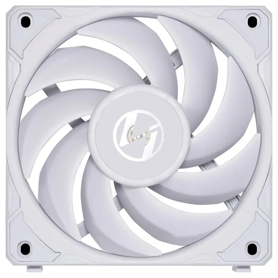 Lian Li Uni Fan P28 120mm PWM, Noise-Optimized Fan, Silent Normal and Performance Modes, Daisy-Chainable Design, Liquid Crystal Polymer Fan Blades, White