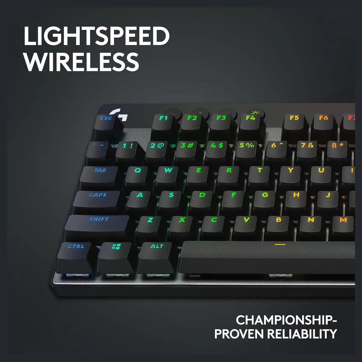 Logitech G PRO X TKL Lightspeed Wireless Gaming Keyboard, Tenkeyless Design, LIGHTSYNC RGB, Dual-Shot PBT Keycaps, GX Brown Tactile Switches, 920-012137, Black