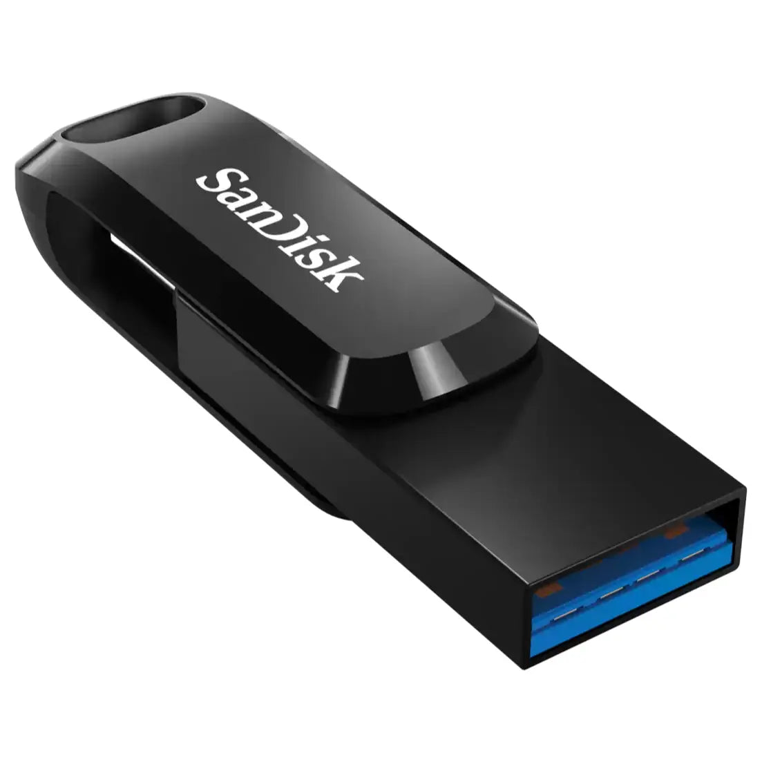 SanDisk Ultra Dual Drive Go USB Type-C Flash Drive, 128GB, USB 3.2 Gen 1, Up To 400MB/s Read, USB Type-C and Type-A, Black SDDDC3-128G-G46