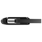 SanDisk Ultra Dual Drive Go USB Type-C Flash Drive, 128GB, USB 3.2 Gen 1, Up To 400MB/s Read, USB Type-C and Type-A, Black SDDDC3-128G-G46