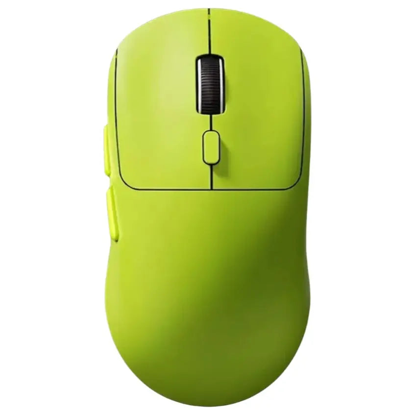 EWEADN E9 Tri-mode Gaming Mouse, Intel S203 Sensor, 12000 DPI, 1000Hz Polling Rate, Wired 2.4G Bluetooth, 500mAh Battery, 65g, Green