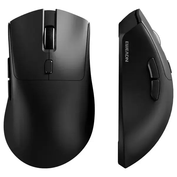 Eweadn E7 Wireless Gaming Mouse, Tri-Mode 2.4G and BT5.0 and USB-C, Up to 12800 DPI, 6 Programmable Buttons, 500mAh Rechargeable, 65g Lightweight, Black