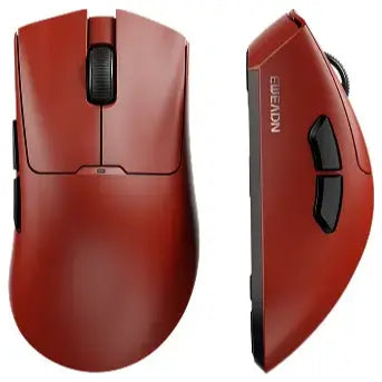 EWEADN A5 Pro Wireless Gaming Mouse, Tri-Mode 2.4G and BT5.0 and USB-C, PAW3311 Sensor 26000 DPI, 1000Hz Polling Rate, 800mAh Rechargeable, 5 Programmable Buttons, Red