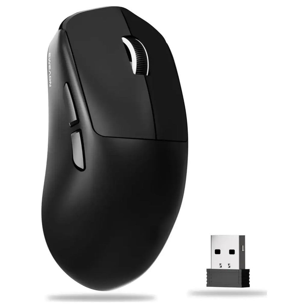 EWEADN X23 Pro Wireless Gaming Mouse, Tri-Mode 2.4G and BT5.0 and USB-C, 12000 DPI, 6 Programmable Buttons, 800mAh Rechargeable, 59g Lightweight, Black