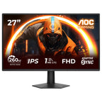 AOC 27G50Z Gaming Monitor, 27" FHD Fast IPS 260Hz, 1ms GtG 0.3ms MPRT, Adaptive Sync, HDR 10, Black