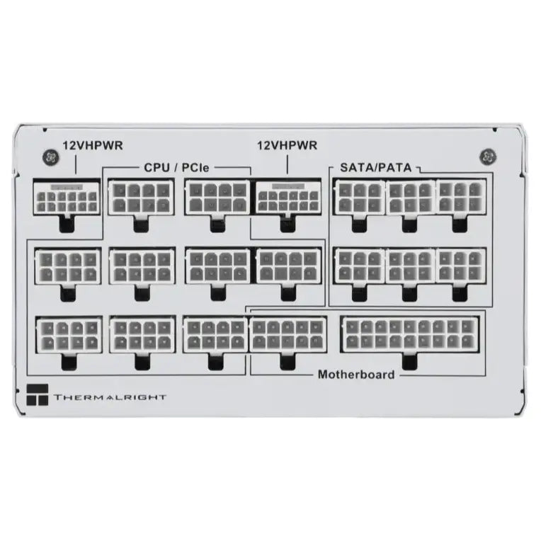 Thermalright TP-1650-W 1650W 80 PLUS Platinum Fully Modular Power Supply, Intel ATX 3.0 Certified, DC-DC Circuit Design, White