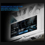 Thermalright A70 ARGB White ATX Gaming Case, Three-Sided Column-Free Glass, 8 CPU Fan Slots, Four-Way Airflow, Tool-Free Quick Release, Vertical Graphics Card Mounting Anti-Fall, Panoramic Light Strip, 5x ARGB Fans