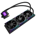 Thermalright Core Matrix 360 Vision ARGB 360mm AIO Liquid CPU Cooler, 2-Inch 320x240 LCD Display, Aluminum Radiator, 3-Pin 5V ARGB, 4-Pin PWM, Black