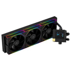 Thermalright Core Matrix 360 Vision ARGB 360mm AIO Liquid CPU Cooler, 2-Inch 320x240 LCD Display, Aluminum Radiator, 3-Pin 5V ARGB, 4-Pin PWM, Black