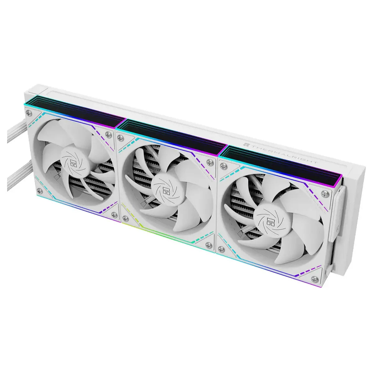 Thermalright Core Matrix 360 Vision ARGB 360mm AIO Liquid CPU Cooler, 2-Inch 320x240 LCD Display, White