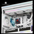Thermalright Peerless Vision 360 UB ARGB CPU Liquid Cooler, 3.95" 480x480 LCD Square Screen, Wireless Splicing Fans, 360mm Aluminum Radiator, White