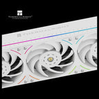 Thermalright Peerless Vision 360 UB ARGB CPU Liquid Cooler, 3.95" 480x480 LCD Square Screen, Wireless Splicing Fans, 360mm Aluminum Radiator, White