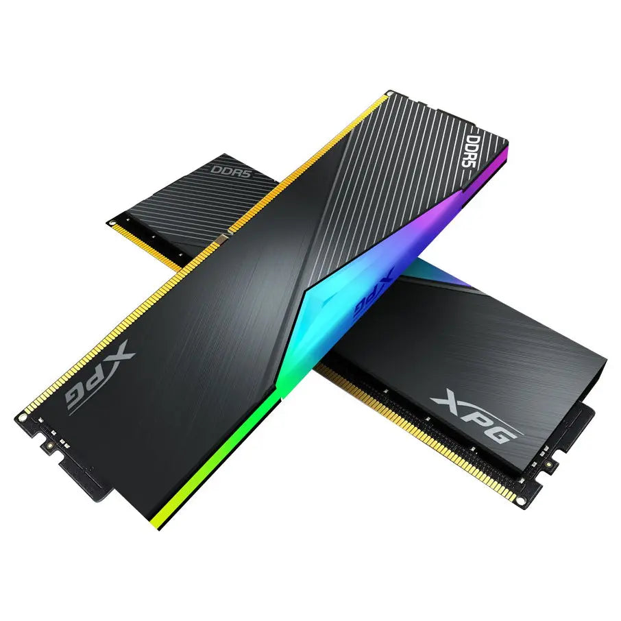 XPG Lancer Blade RGB DDR5 Desktop RAM Kit, 32GB 2x16GB UDIMM 288-Pin, 6000MT/s CL36 Dual Channel, AX5U6000C3616G-DCLARBK