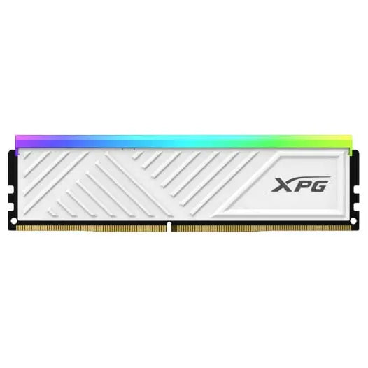 XPG Spectrix D35G RGB DDR4 DRAM Desktop Memory, 32GB 2x16GB 3200MHz CL16, Intel XMP 2.0 Support, White