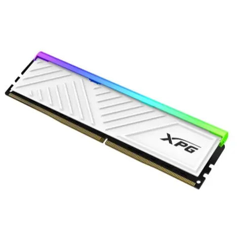 XPG Spectrix D35G RGB DDR4 DRAM Desktop Memory, 32GB 2x16GB 3200MHz CL16, Intel XMP 2.0 Support, White
