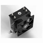 ID-Cooling SE-802-SD V3 CPU Air Cooler, 2x Heat Pipes Design, Microwave Heatsink Fin, Balanced Fan Design, Stealthy Black Design