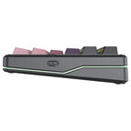 AULA F87 PRO V2 Wireless Mechanical Keyboard, 87 Key TKL Gasket-Mounted, RGB Backlight, Hot-Swappable, Bluetooth 5.0 2.4GHz and USB-C, 10000mAh Battery, 8K Polling Rate, Gradient Black and Pink, X3 Switch