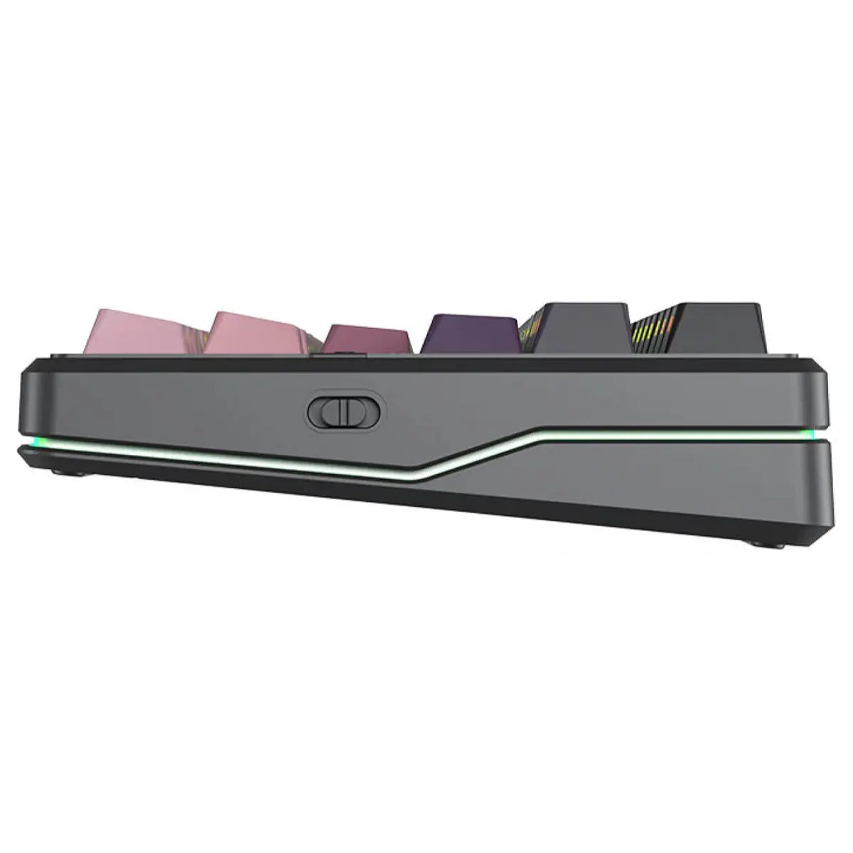 AULA F87 PRO V2 Wireless Mechanical Keyboard, 87 Key TKL Gasket-Mounted, RGB Backlight, Hot-Swappable, Bluetooth 5.0 2.4GHz and USB-C, 10000mAh Battery, 8K Polling Rate, Gradient Black and Pink, X3 Switch