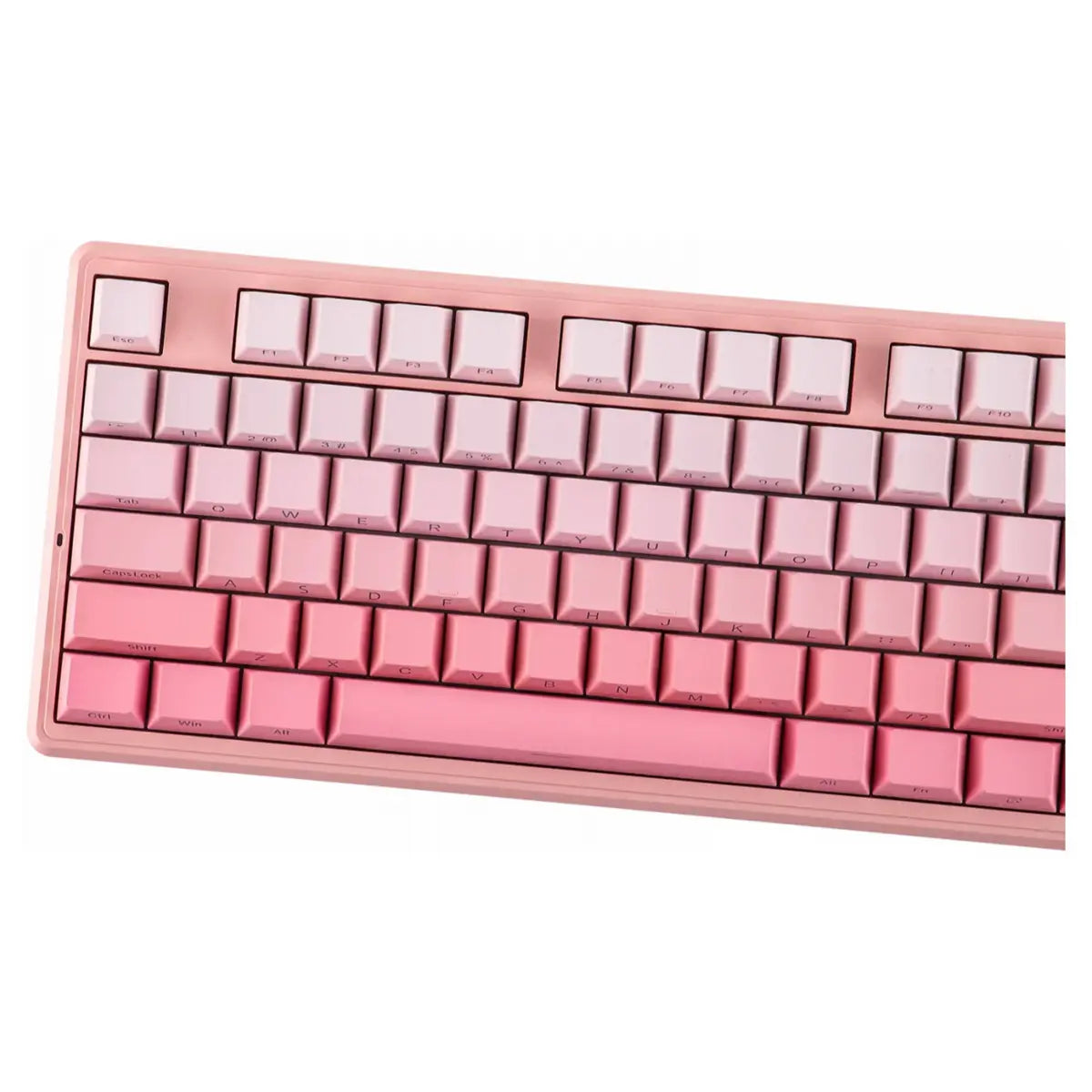 AULA F87 PRO V2 Wireless Mechanical Keyboard, 87-Key TKL Gasket-Mounted, RGB Backlight, Hot-Swappable, Bluetooth 5.0 2.4GHz and USB-C, 10000mAh Battery, 8K Polling Rate, Gradient Pink