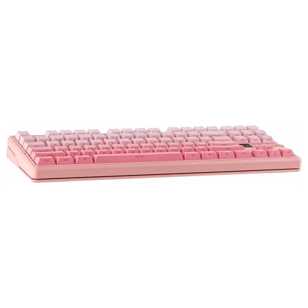 AULA F87 PRO V2 Wireless Mechanical Keyboard, 87-Key TKL Gasket-Mounted, RGB Backlight, Hot-Swappable, Bluetooth 5.0 2.4GHz and USB-C, 10000mAh Battery, 8K Polling Rate, Gradient Pink