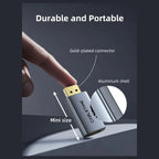 Cabletime 4K DisplayPort DP Male to HDMI Female Adapter, 4K@30Hz, Unidirectional DisplayPort to HDMI Converter, Aluminum Shell, CP22A