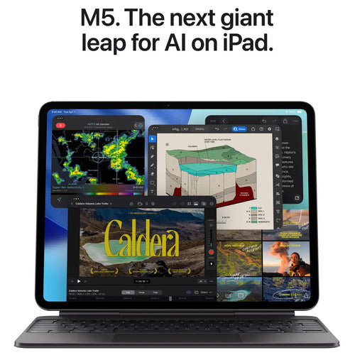 Apple iPad Pro 11 Inch, M5 9-Core CPU, 11 Inch Ultra Retina XDR OLED 2420 x 1668, 12GB RAM 512GB, Wi-Fi 7, Thunderbolt, iPadOS, Silver, MDWN4