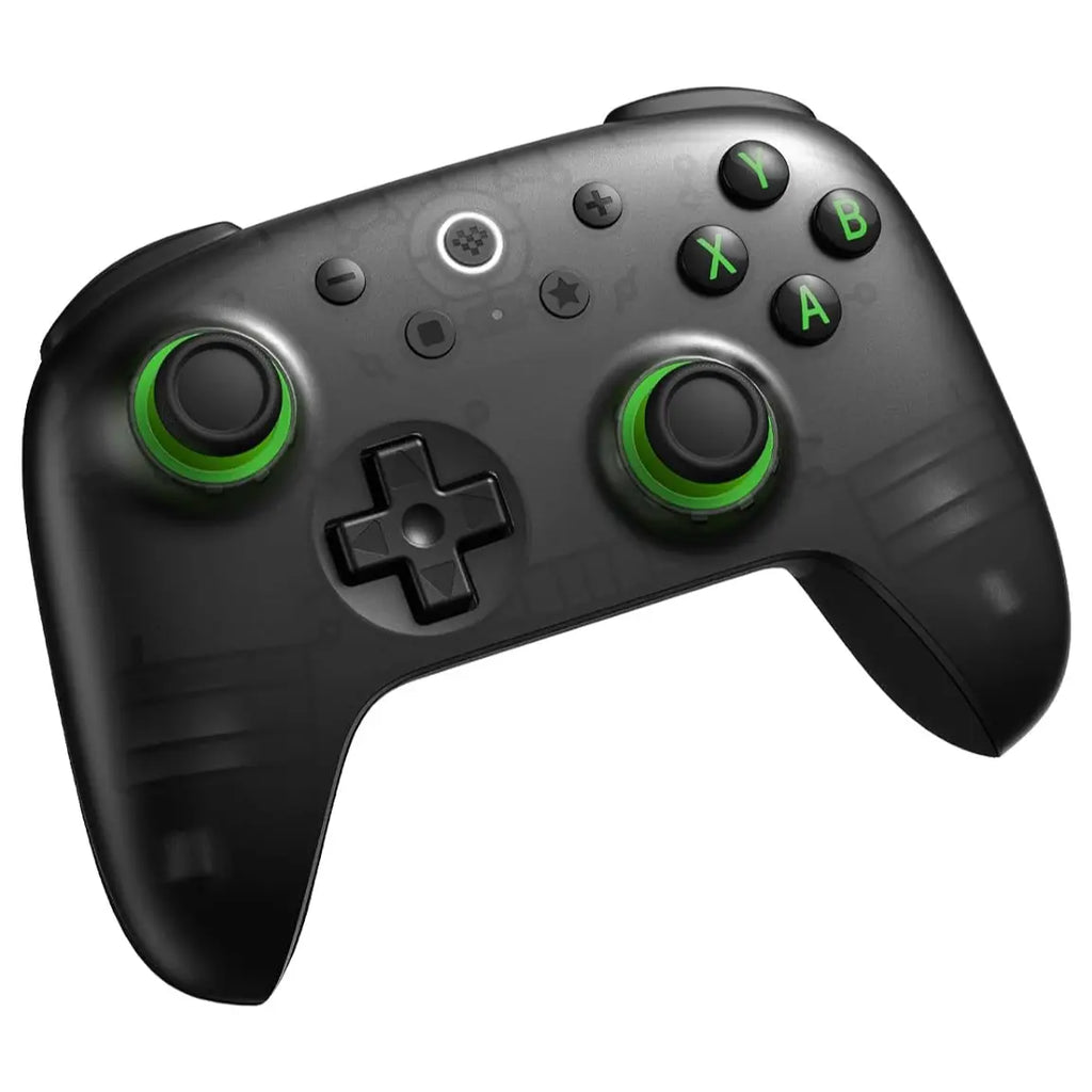 8BitDo Ultimate 2C Wireless Controller for Windows PC and Android, 1000Hz Polling Rate, Hall Effect Joysticks and Triggers, Remappable L4 and R4 Bumpers, Transparent Black
