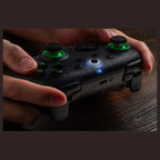 8BitDo Ultimate 2C Wireless Controller for Windows PC and Android, 1000Hz Polling Rate, Hall Effect Joysticks and Triggers, Remappable L4 and R4 Bumpers, Transparent Black