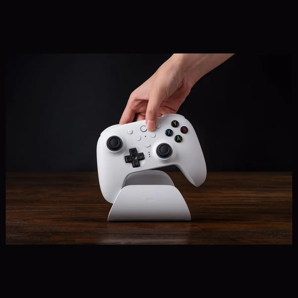 8BitDo Ultimate 2 Wireless Controller, TMR Joysticks, Hall or Tactile Triggers, 1000Hz Polling Rate, 6-Axis Motion Control, White