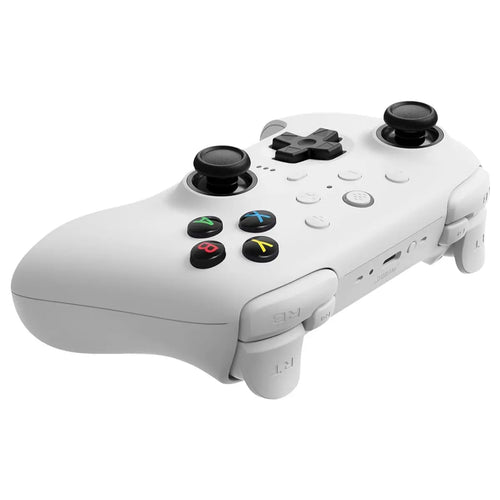 8BitDo Ultimate 2 Wireless Controller, TMR Joysticks, Hall or Tactile Triggers, 1000Hz Polling Rate, 6-Axis Motion Control, White