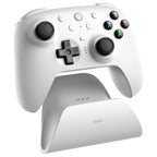 8BitDo Ultimate 2 Wireless Controller, TMR Joysticks, Hall or Tactile Triggers, 1000Hz Polling Rate, 6-Axis Motion Control, White