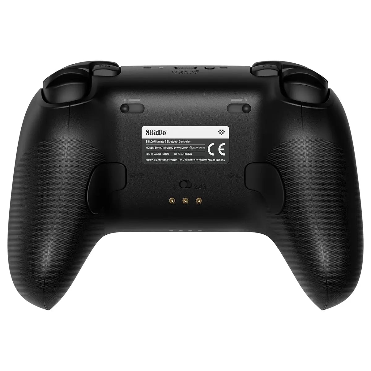 8BitDo Ultimate 2 Bluetooth Controller for Switch, Switch 2 and Windows PC, Switch Pro Controller with TMR Joysticks, Switchable Hall Effect and Tactile Triggers, Vibration and Motion Control, Black