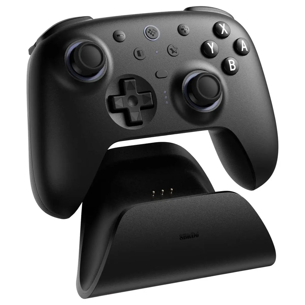 8BitDo Ultimate 2 Bluetooth Controller for Switch, Switch 2 and Windows PC, Switch Pro Controller with TMR Joysticks, Switchable Hall Effect and Tactile Triggers, Vibration and Motion Control, Black