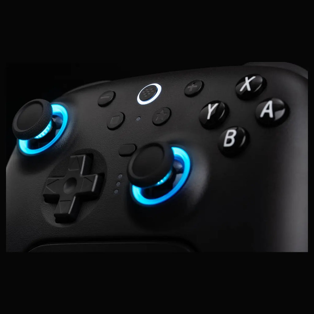 8BitDo Ultimate 2 Bluetooth Controller for Switch, Switch 2 and Windows PC, Switch Pro Controller with TMR Joysticks, Switchable Hall Effect and Tactile Triggers, Vibration and Motion Control, Black