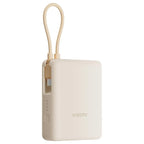 Xiaomi 33W Power Bank 10000mAh Integrated Cable, 33W Two-Way Fast Charging With PD and QC, BHR9333GL, Tan Color