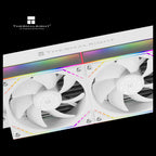 Thermalright Peerless Vision 240 ARGB Liquid CPU Cooler With 3.95-Inch 480x480 LCD, 277mm Aluminum Radiator, 3000RPM Pump, 2000RPM Fans, White