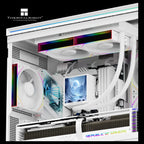 Thermalright Peerless Vision 240 ARGB Liquid CPU Cooler With 3.95-Inch 480x480 LCD, 277mm Aluminum Radiator, 3000RPM Pump, 2000RPM Fans, White