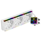 Thermalright Magic QUBE 360 ARGB Liquid CPU Cooler, 360mm Radiator 397x120x52mm, 2000RPM PWM Fans, ARGB Digital Screen, Wireless Splice 3 Fan, White