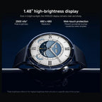 XIAOMI Watch S5 46mm Smartwatch, 1.48" AMOLED 2500 Nits, Up to 21 Days Battery, 150 Plus Sports Modes, Dual-Band GPS, NFC, Heart Rate and Sleep Monitoring, Xiaomi HyperOS, Black