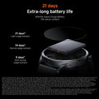 XIAOMI Watch S5 46mm Smartwatch, 1.48" AMOLED 2500 Nits, Up to 21 Days Battery, 150 Plus Sports Modes, Dual-Band GPS, NFC, Heart Rate and Sleep Monitoring, Xiaomi HyperOS, Black