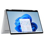 HP OmniBook 5 Flip 2-in-1 Laptop 14-FP0057NR, Intel Core 5 120U, 8GB LPDDR5 RAM, 256GB PCIe Gen4 NVMe SSD, 14" 2K Touchscreen IPS, Windows 11 Home, Intel Graphics, Glacier Silver