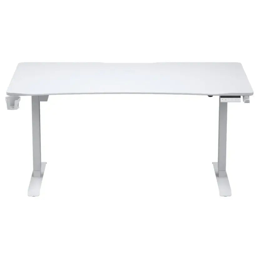 AndaSeat Xtreme Series 1.6m Ergonomic Electric Standing Desk, Inside Leg Cable Management, White, Medium