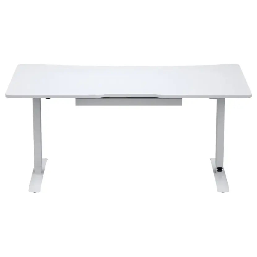 AndaSeat Xtreme Series 1.6m Ergonomic Electric Standing Desk, Inside Leg Cable Management, White, Medium