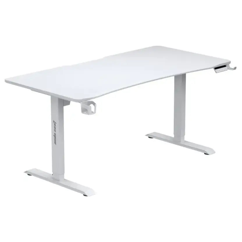 AndaSeat Xtreme Series 1.6m Ergonomic Electric Standing Desk, Inside Leg Cable Management, White, Medium