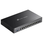 TP-Link Omada ER7412-M2 Multi-Gigabit VPN Router, Quad-Core, 2x 2.5G RJ45 WAN/LAN Ports, 10x Gigabit WAN/LAN Ports, 1x USB 3.0 Port